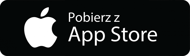 Przycisk pobierz aplikacje Power Majk z App Store